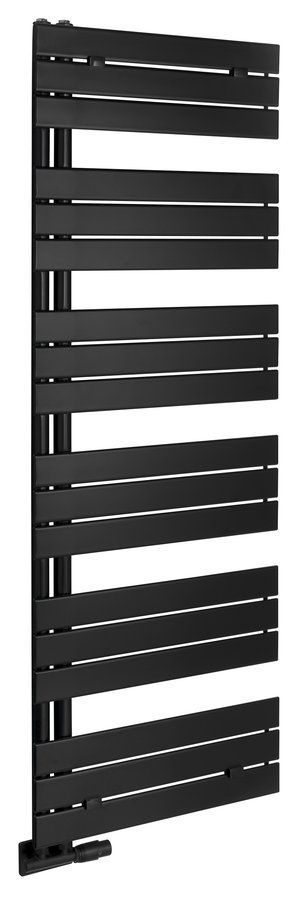 Sapho AQUALINE MYTHOS 500x1730 mm fürdőszobai radiátor, matt fekete LLM517B