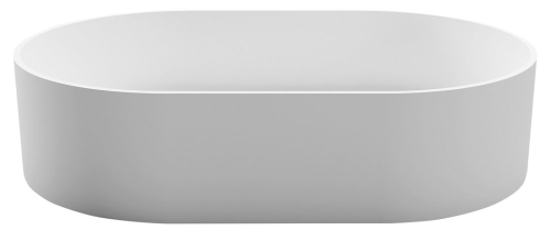 Sapho THIN 55x35 cm Rockstone pultra szerelhető mosdó, matt fehér WN205