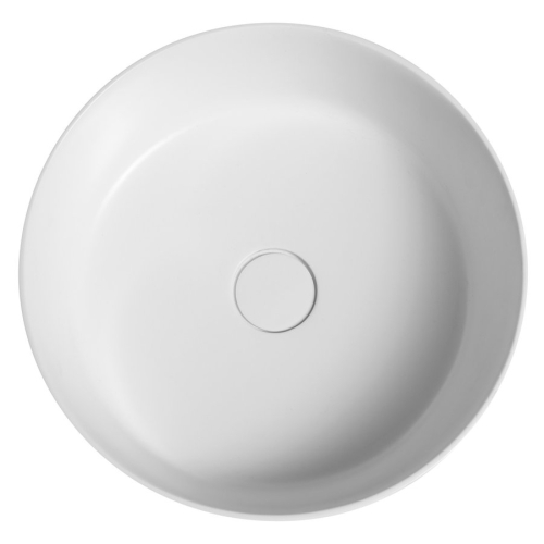 Sapho THIN 38 cm Rockstone pultra szerelhető mosdó, matt fehér/verde WN548-44