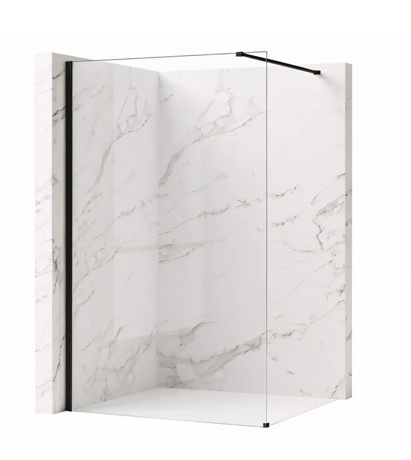 Rea Flexi walk-in zuhanyfal 110 cm, fekete KPL-K99161