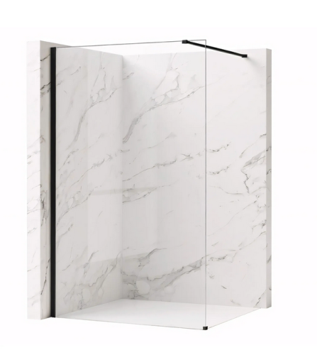Rea Flexi walk-in zuhanyfal 120 cm, fekete KPL-K99160