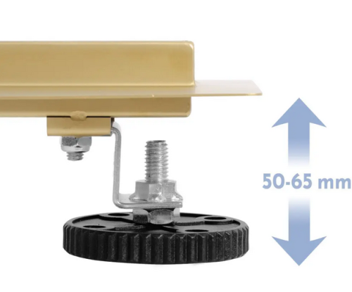 Rea Neox rozsdamentes acél zuhanyfolyóka 70 cm, fényes arany REA-G2562