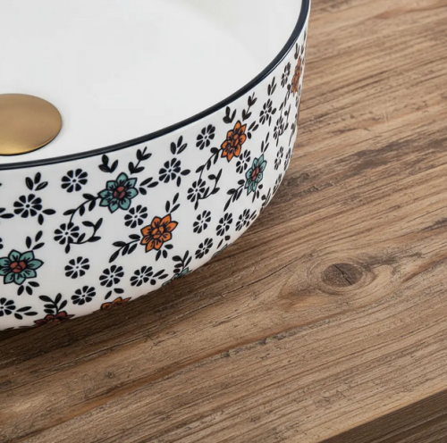 Rea Stefania pultra ültethető mosdó 36 cm, fehér REA-U9852