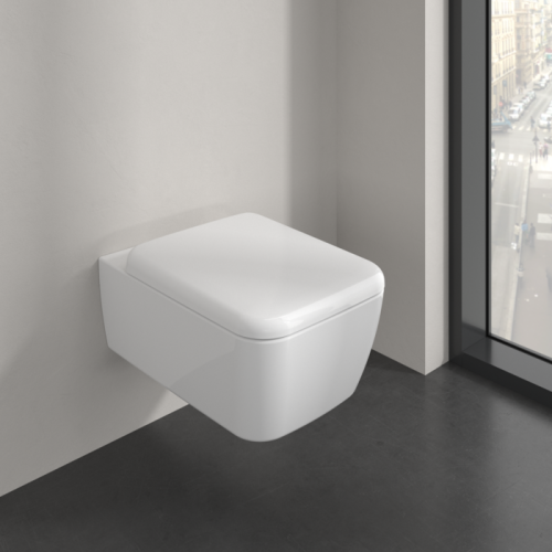 Villeroy & Boch Skyla kombipack fali wc Rimless TwistFlush öblítés, lassú záródású ülőkével, fehér 4682CL01
