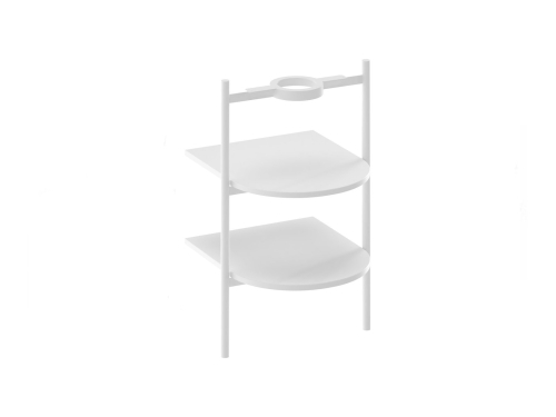 Ravak Yard 40 mosdó tartó keret, matt fehér D80000E004