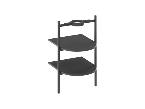 Ravak Yard 40 mosdó tartó keret, matt fekete D80000D004