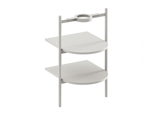 Ravak Yard 40 mosdó tartó keret, Smoke Grey D80000O004