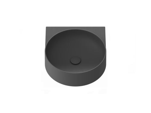 Ravak Yard 40 cm kerámia mosdó csaplyuk nélkül, antracit XJX03040000