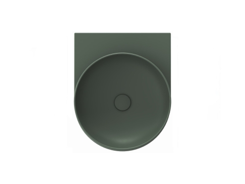 Ravak Yard 40 cm kerámia mosdó csaplyuk nélkül, Grey Green XJX08040000