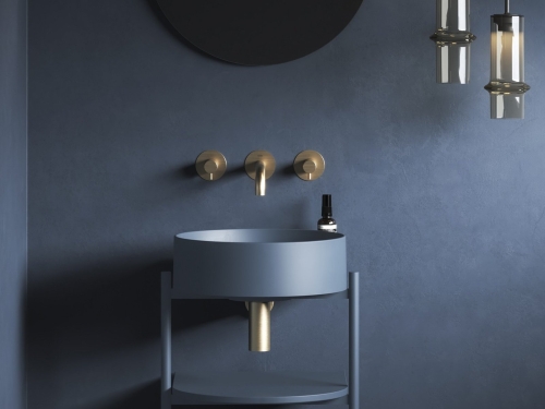 Ravak Yard 40 cm kerámia mosdó csaplyuk nélkül, Deepsea Blue XJX07040000