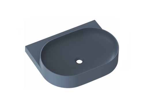 Ravak Yard 60 cm kerámia mosdó csaplyuk nélkül,  Deepsea Blue XJX07060000