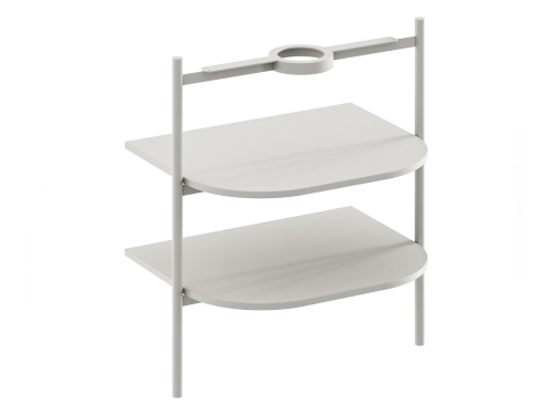 Ravak Yard 60 mosdó tartó keret, Smoke Grey D80000O005