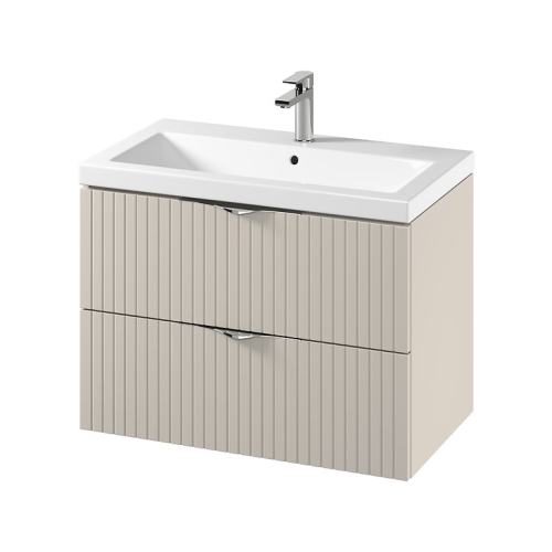 Cersanit TIRSO 80 cm alsószekrény COMO mosdóval, matt kasmír S801-543