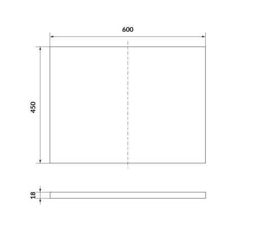 Cersanit TIRSO 60 cm mosdópult, matt fiord S1015-026