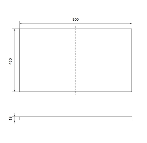Cersanit TIRSO 80 cm mosdópult, matt fiord S1015-027