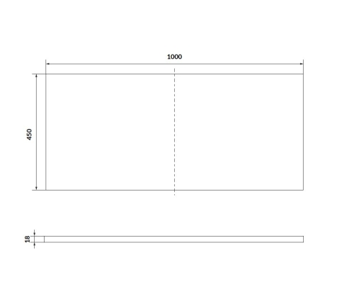 Cersanit TIRSO 100 cm mosdópult, matt fehér S1015-019