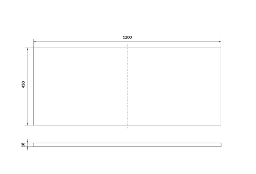 Cersanit TIRSO 120 cm mosdópult, matt fehér S1015-017