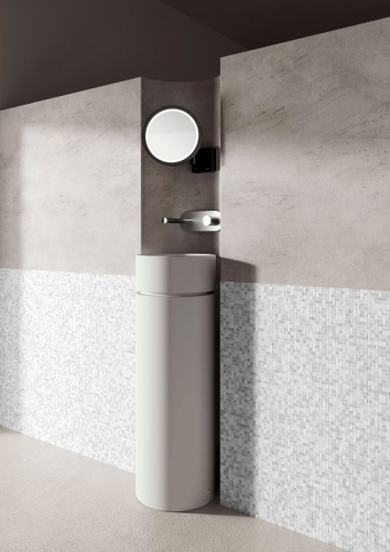 Sapho KERASAN OKE 30 cm pultra ültethető mosdó, matt zöld 554011