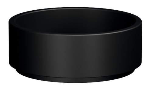 Sapho KERASAN OKE 40 cm pultra ültethető mosdó, matt fekete 554131