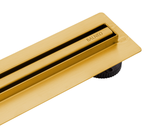 Balneo Slim & Low ProLine Gold 60 cm zuhanyfolyóka, szálcsiszolt arany A0401030201-1