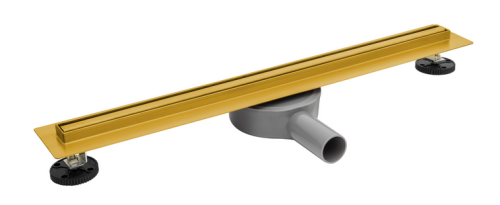 Balneo Slim & Low ProLine Gold 70 cm zuhanyfolyóka, szálcsiszolt arany A0401030201-2 (5905591090032)