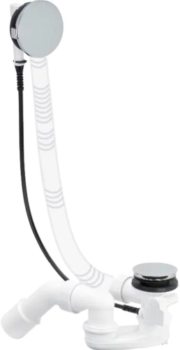 Villeroy & Boch kád le és túlfolyó, króm U90960461