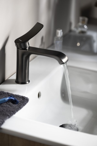 Sapho SUGA mosdócsaptelep, gun metal TJ002GM