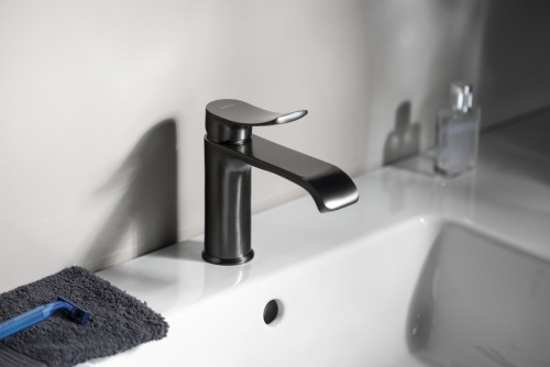 Sapho SUGA mosdócsaptelep, gun metal TJ002GM