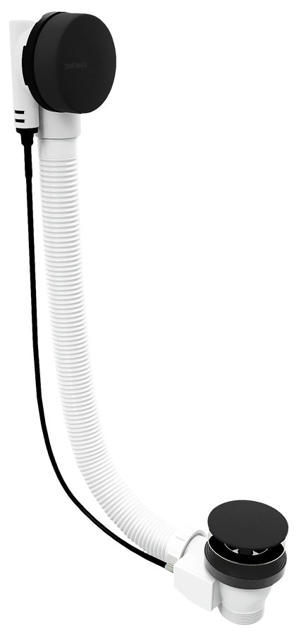 Sapho POLYSAN 100 cm bovdenes kád lefolyó, matt fekete 71854.21