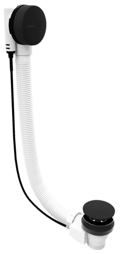 Sapho POLYSAN 100 cm bovdenes kád lefolyó, matt fekete 71854.21