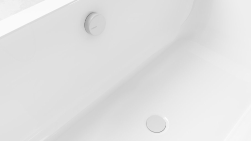 Sapho POLYSAN 60 cm bovdenes kád lefolyó, fehér 71850.10