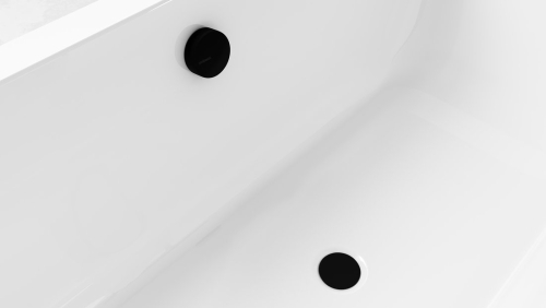 Sapho POLYSAN 60 cm bovdenes kád lefolyó, matt fekete 71850.21