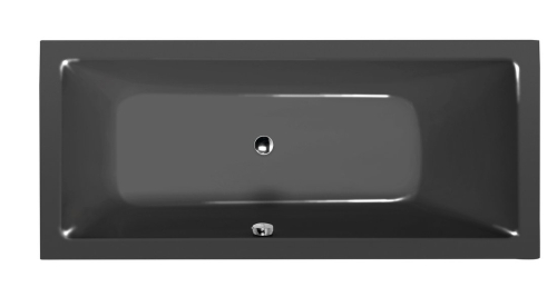 Sapho POLYSAN MIMOA 170x80 cm egyenes kád, szürke 71713.30