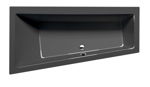 Sapho POLYSAN ANDRA 180x90 cm balos aszimmetrikus kád, szürke 72872.30