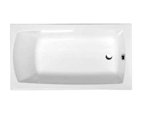 Sapho POLYSAN LILY SLIM 130x70 cm kád, fehér 77511S