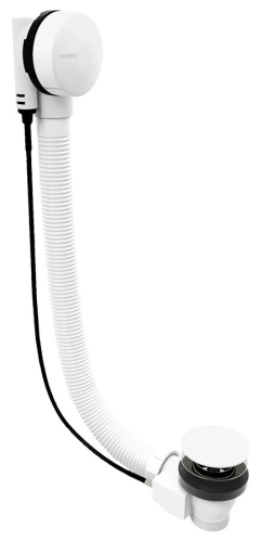 Sapho POLYSAN 120 cm bovdenes kád lefolyó, fehér 71856.10