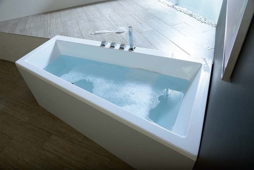 Sapho POLYSAN ANDRA 180x90 cm jobbos aszimmetrikus kád, fehér 78771