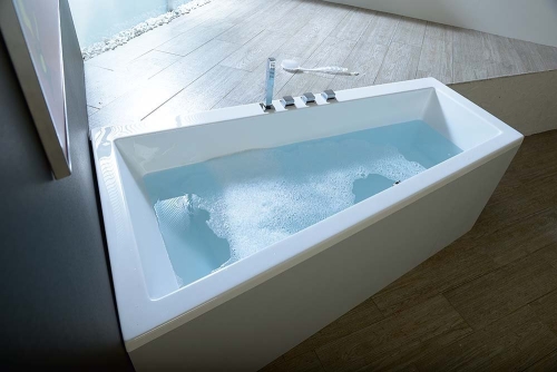 Sapho POLYSAN ANDRA 160x90 cm balos aszimmetrikus kád, fehér 81521