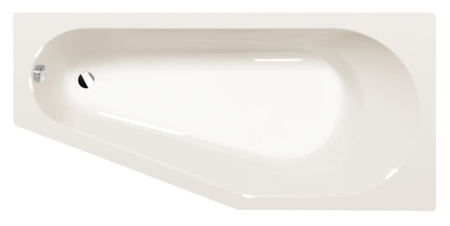 Sapho POLYSAN TIGRA 170x80 cm jobbos aszimmetrikus kád, elefántcsont 90611.40
