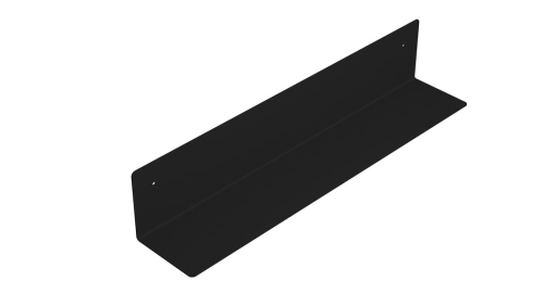 Sapho AQUALINE 50 cm polc, matt fekete 33217