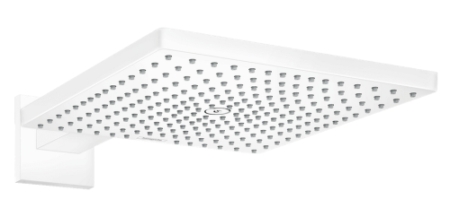 Hansgrohe Raindance E 300 Air 1jet fejzuhany 390 mm zuhanykarral EcoSmart 9 l/perc, matt fehér 26239700