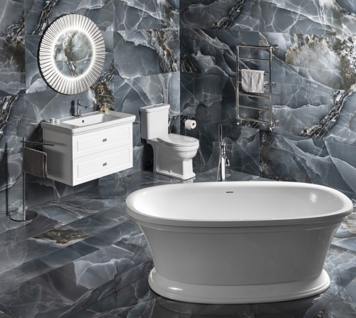 Sapho PRIDE 90 cm tükör LED világítással, ezüst PD952