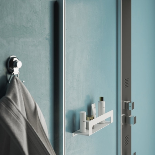 Sapho CLEO 30 cm polc/törölközőtartó, fényes inox 2019133