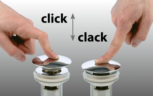 Sapho kerámia klik-klak mosdólefolyó, márvány AR900PT