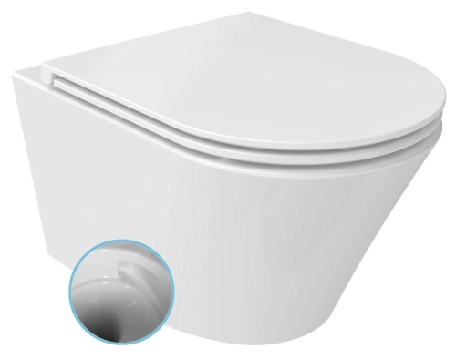 Sapho PACO VORTEX fali WC, fehér PZ1012V