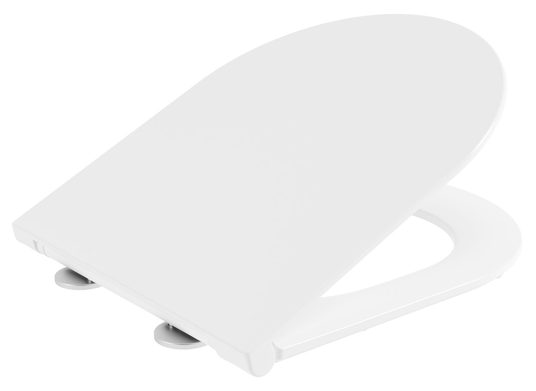 Sapho PACO SHORT SLIM Soft Close WC-ülőke, fehér PCS1014