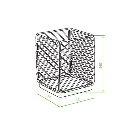 LAVEO OSLO evőeszköz tartó, fekete ELA_700A