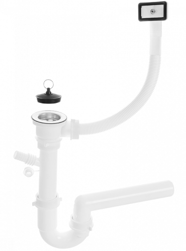LAVEO Szifon, egymedencés mosogatóhoz, 1,5 OKS_B13T