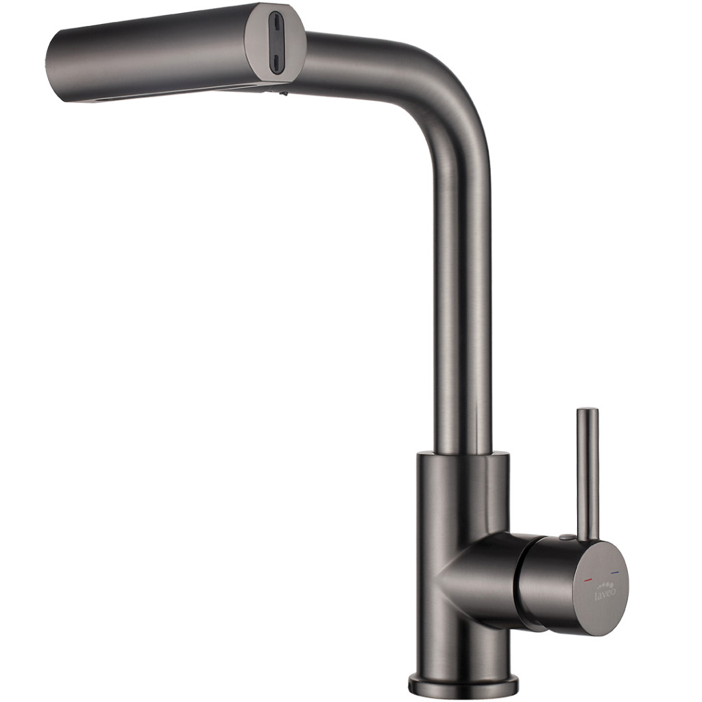LAVEO ROTARO négyfunkciós mosogató csaptelep, grafit BLR_969D