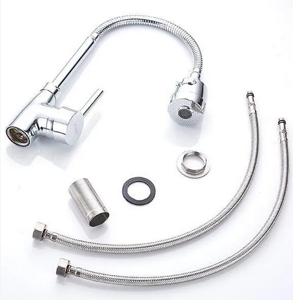 LAVEO ZURI zuhanyváltós cmosogató saptelep flexibilis tömlővel, króm K. B27_061D